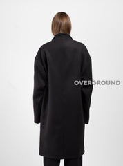 OVERCOAT WITH DOUBLE-BREASTED BUTTONING