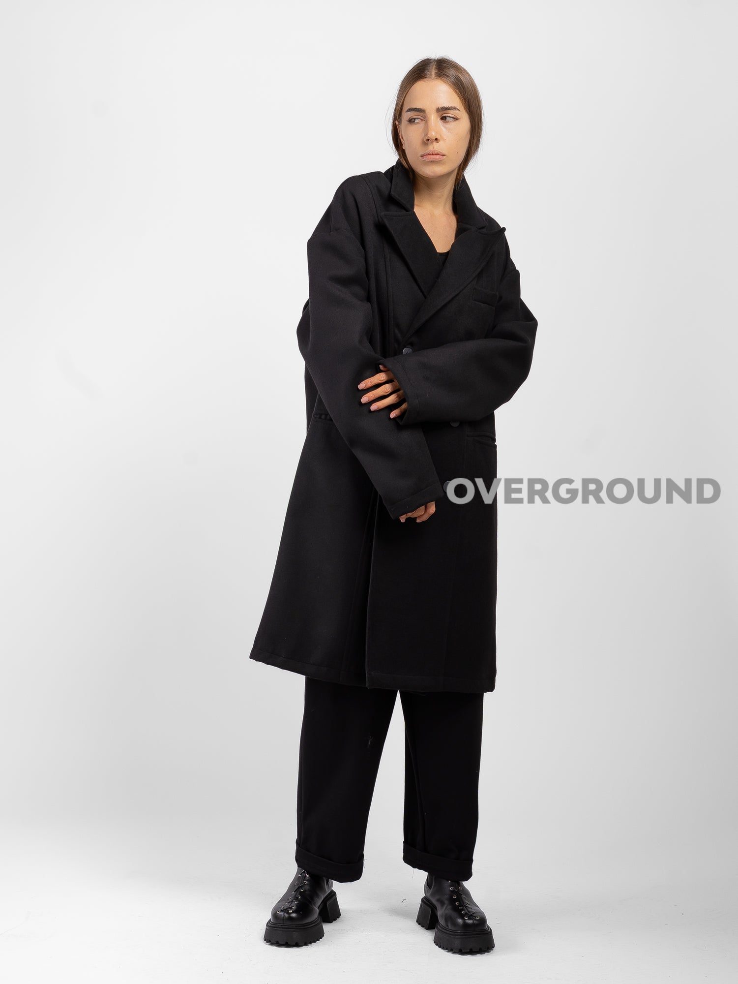 CAPPOTTO OVER CON ABBOTTONATURA DOPPIO PETTO