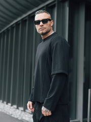 MAGLIA OVER CON DOPPIA  MANICA - OVERGROUND STORE 