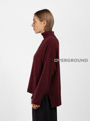 OVERSIZED LOW NECK SWEATER