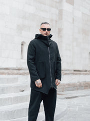 GIACCONE CON DUE BOTTONI E TASCHE DAVANTI Z