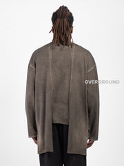 MAGLIA OVER ASIMMETRICA CON CUCITURE