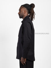 CAMICIA OVER CON BOTTONI COPERTI - OVERGROUND STORE 