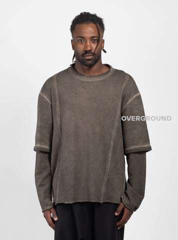 MAGLIA OVER CON DOPPIA  MANICA - OVERGROUND STORE 
