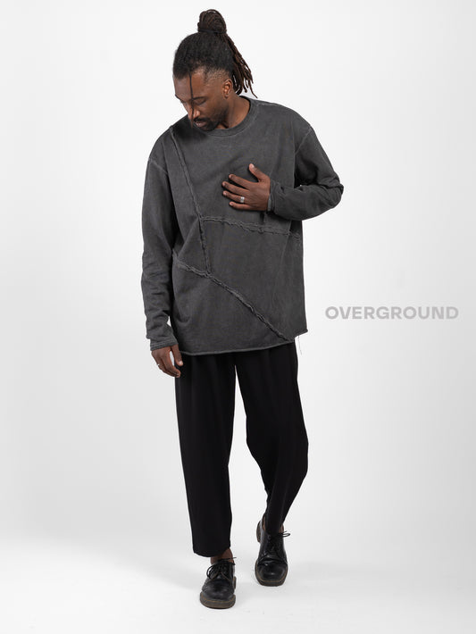 MAGLIA OVER CON CUCITURE - OVERGROUND STORE 