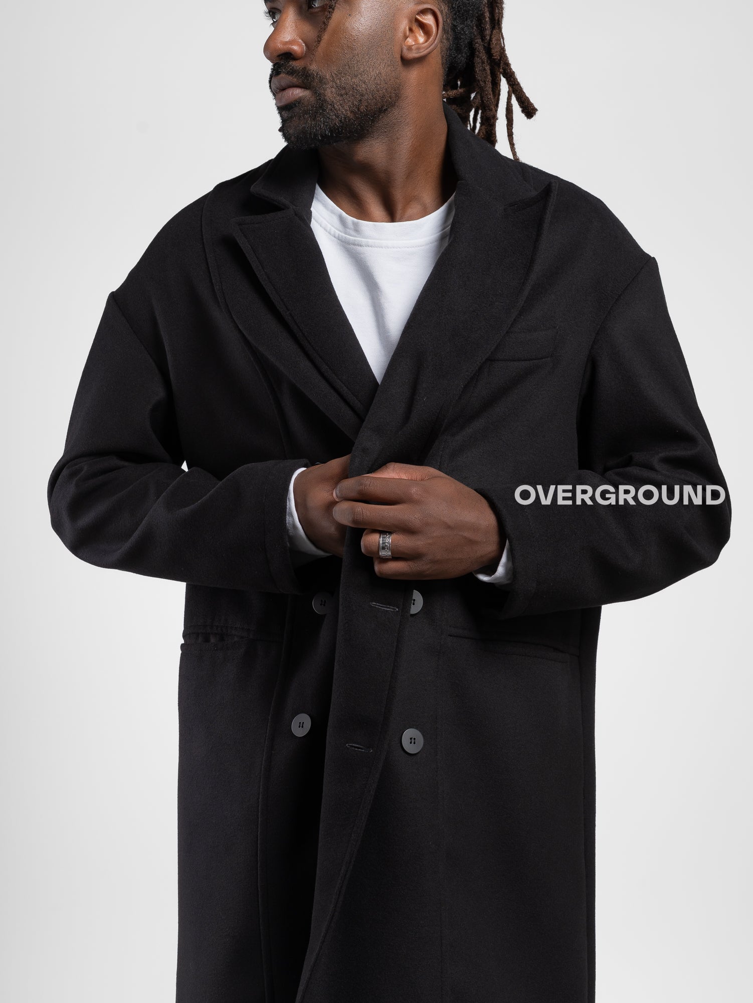 CAPPOTTO OVER CON ABBOTTONATURA DOPPIO PETTO