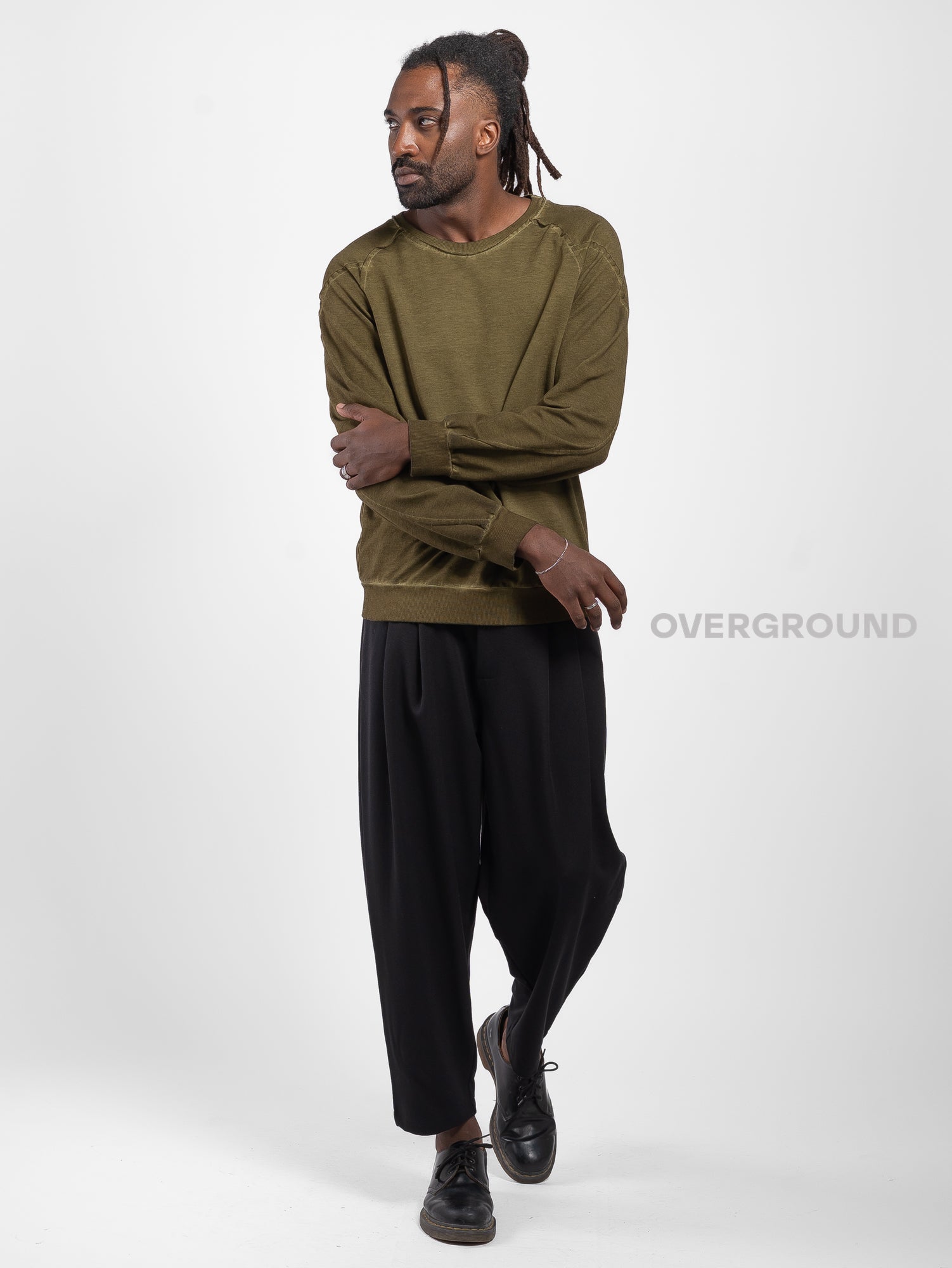 Maglia scollo tondo slavata - OVERGROUND STORE 