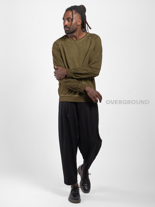 Maglia scollo tondo slavata - OVERGROUND STORE 