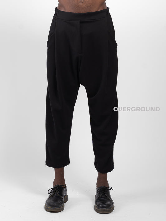 PANTALONE CAVALLO BASSO CON PIEGHE DAVANTI Z