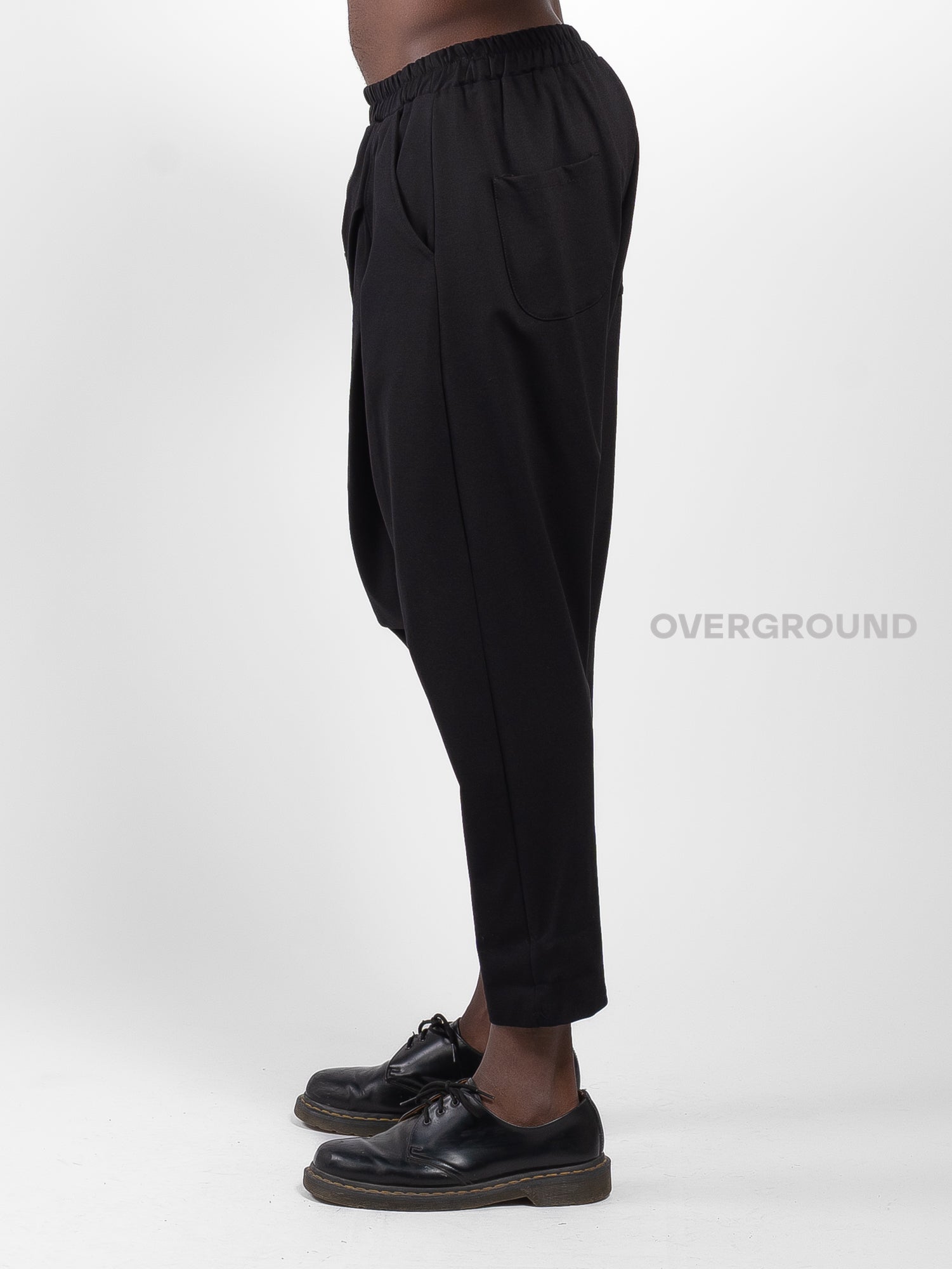 PANTALONE CAVALLO BASSO CON CERNIERA E GANCIO Z