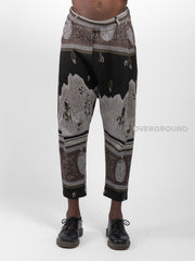 PANTALONE CAVALLO BASSO IN FANTASIA GIAPPONESE Z - OVERGROUND STORE 
