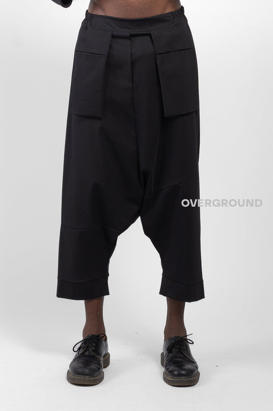 PANTALONE CAVALLO BASSO CON TASCONI FRONTALI z - OVERGROUND STORE 