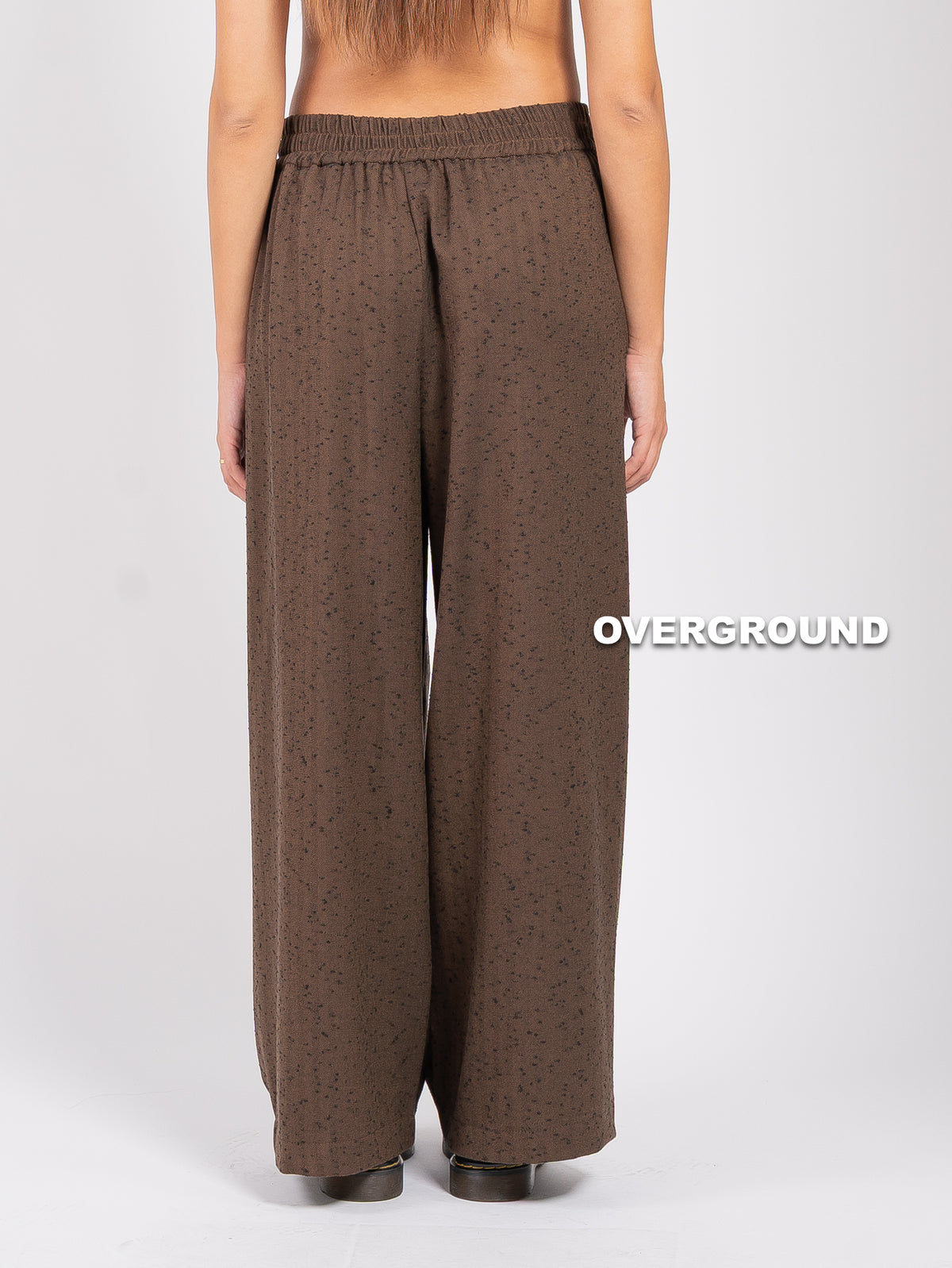 PANTALONE OVER GAMBULE LARGO CON RIPRESA LATERALE