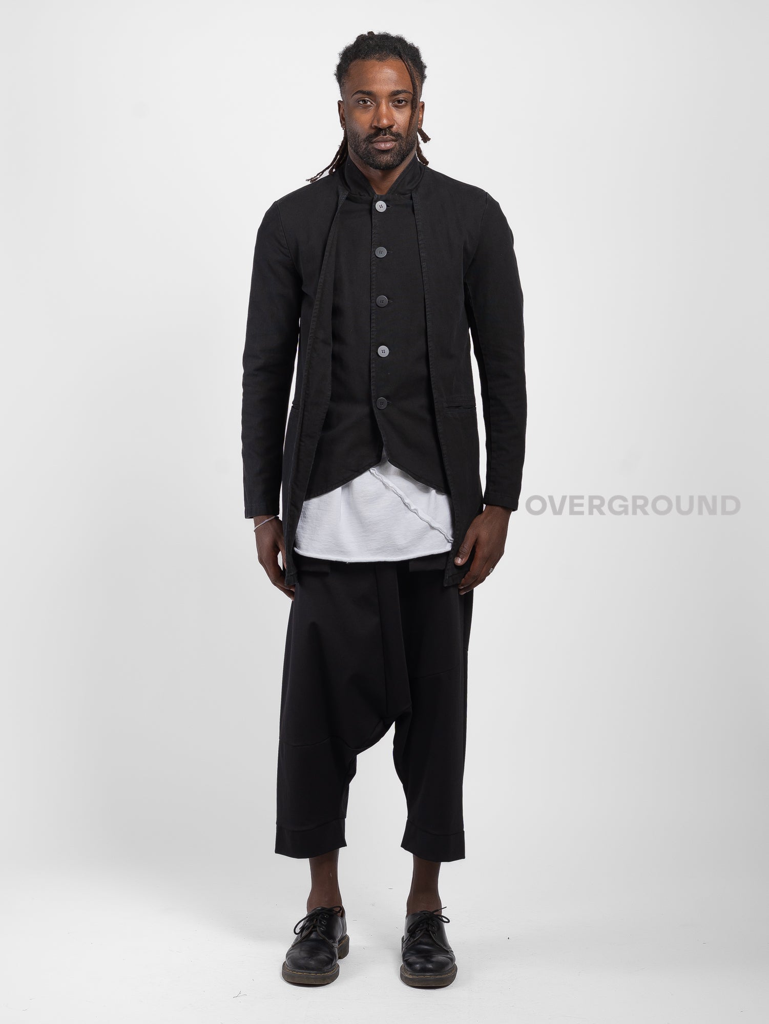 Giacca con bottoni collo coreana - OVERGROUND STORE 