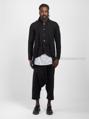 Giacca con bottoni collo coreana - OVERGROUND STORE 