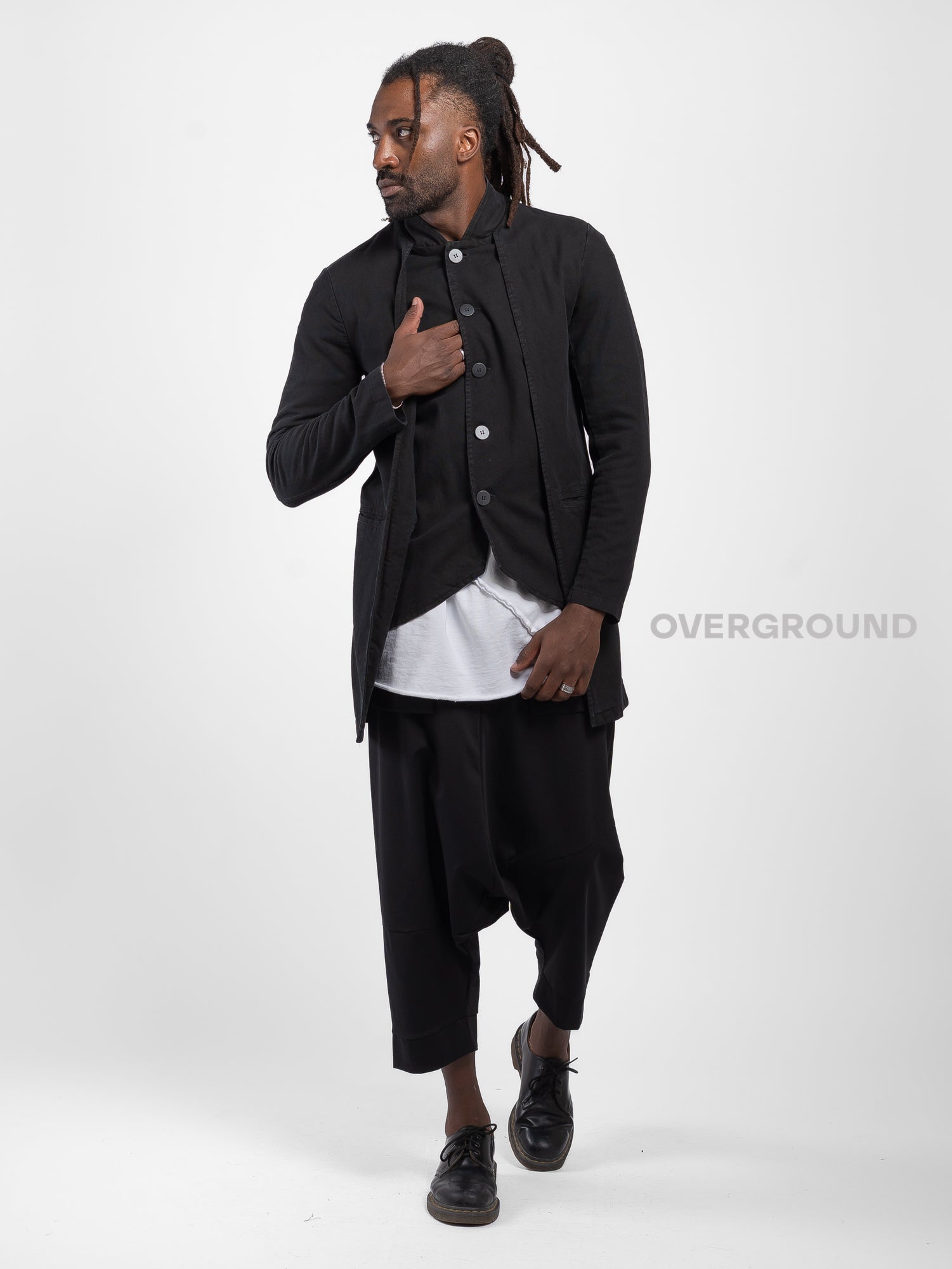 GIACCA CON BOTTONI COLLO COREANA - OVERGROUND STORE 