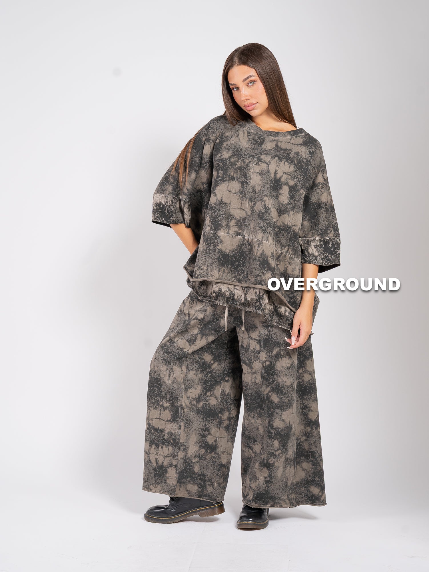 MAGLIA OVER FANTASIA CON CUCITURA DAVANTI