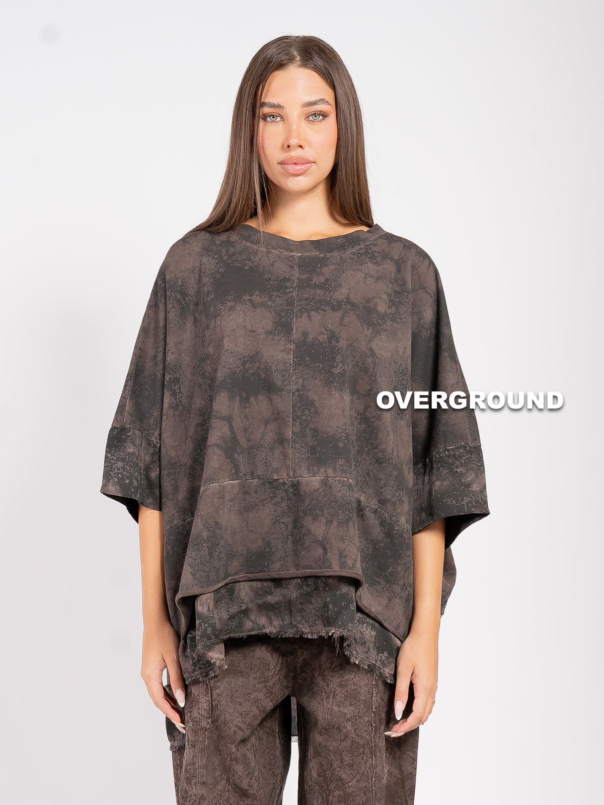 MAGLIA OVER FANTASIA CON CUCITURA DAVANTI