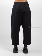 PANTALONE CAVALLO BASSO BOTTONI FRONTALI E PENS