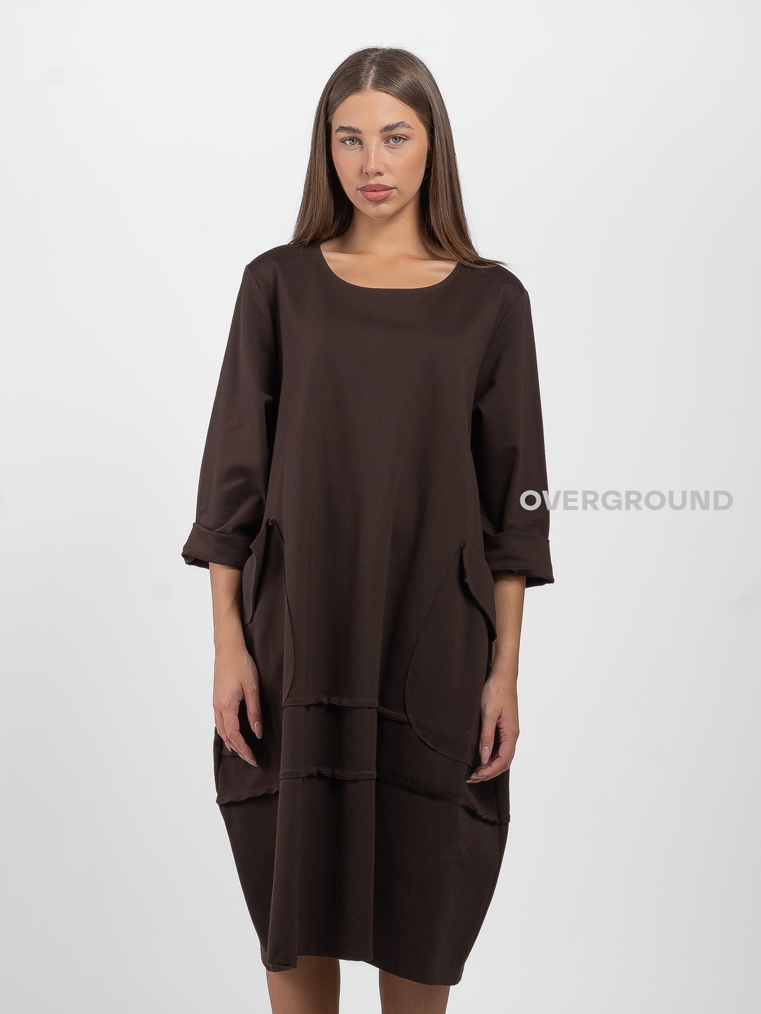 OVERSIZED DRESS WITH SIDE POCKETS