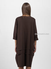 OVERSIZED DRESS WITH SIDE POCKETS