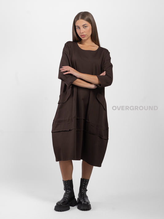 OVERSIZED DRESS WITH SIDE POCKETS