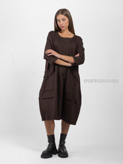 OVERSIZED DRESS WITH SIDE POCKETS