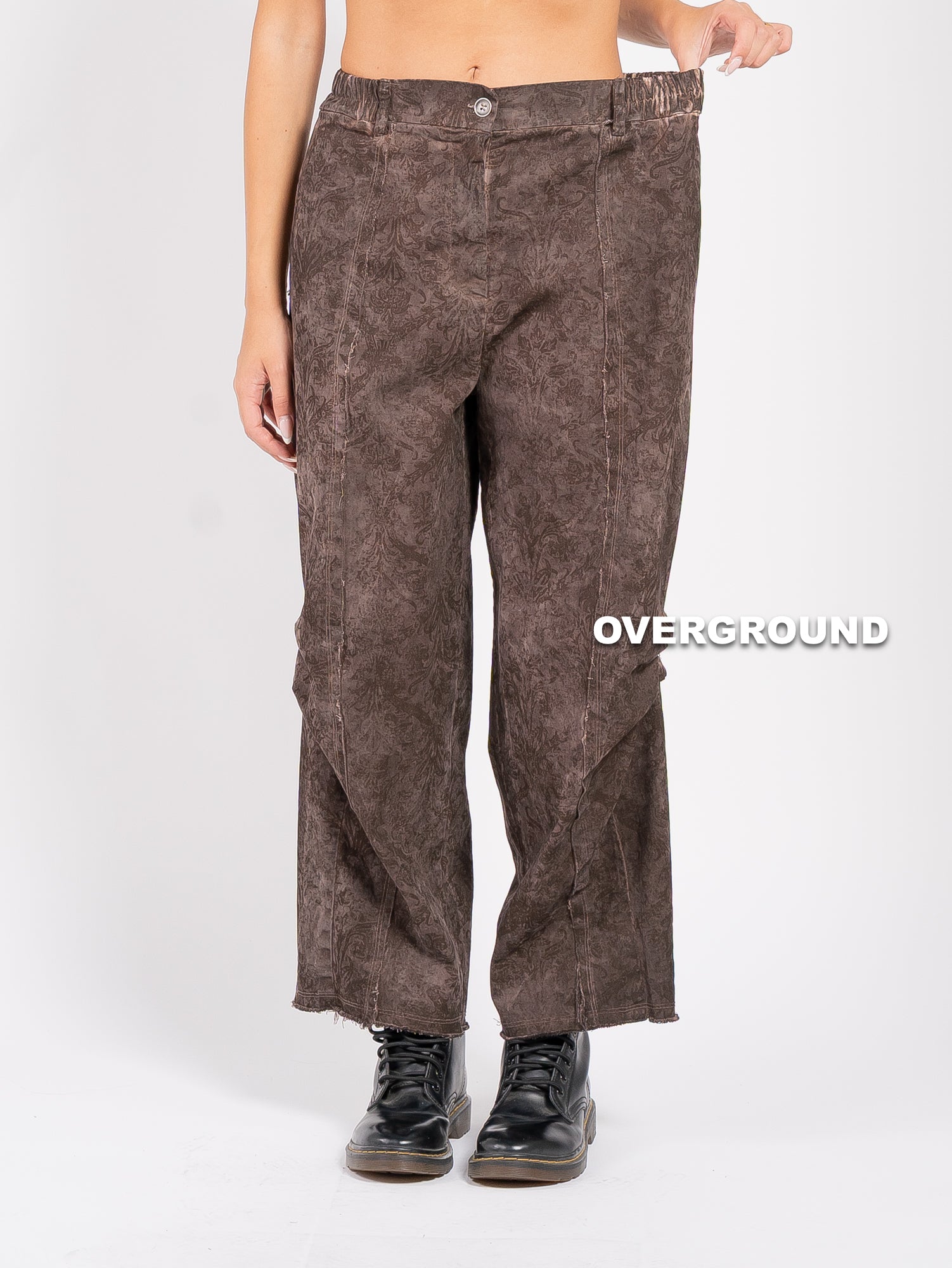 PANTALONE OVER FANTASIA GAMBULE LARGO