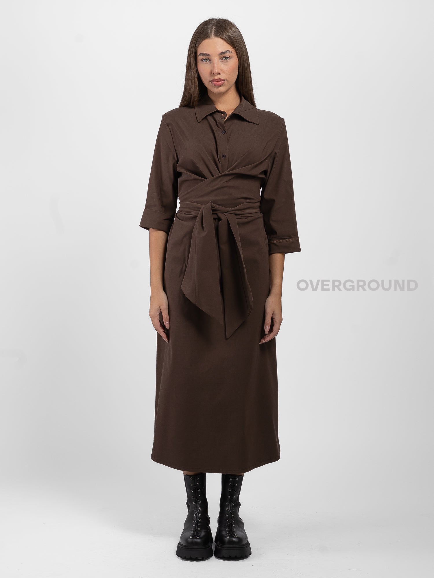 ABITO LUNGO CON INCROCI DAVANTI - OVERGROUND STORE 