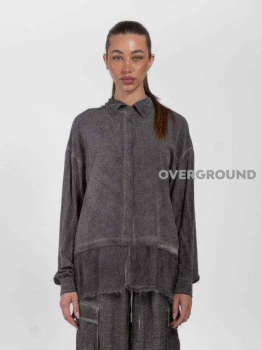 CAMICIA OVER DOPPIO TESSUTO - OVERGROUND STORE 