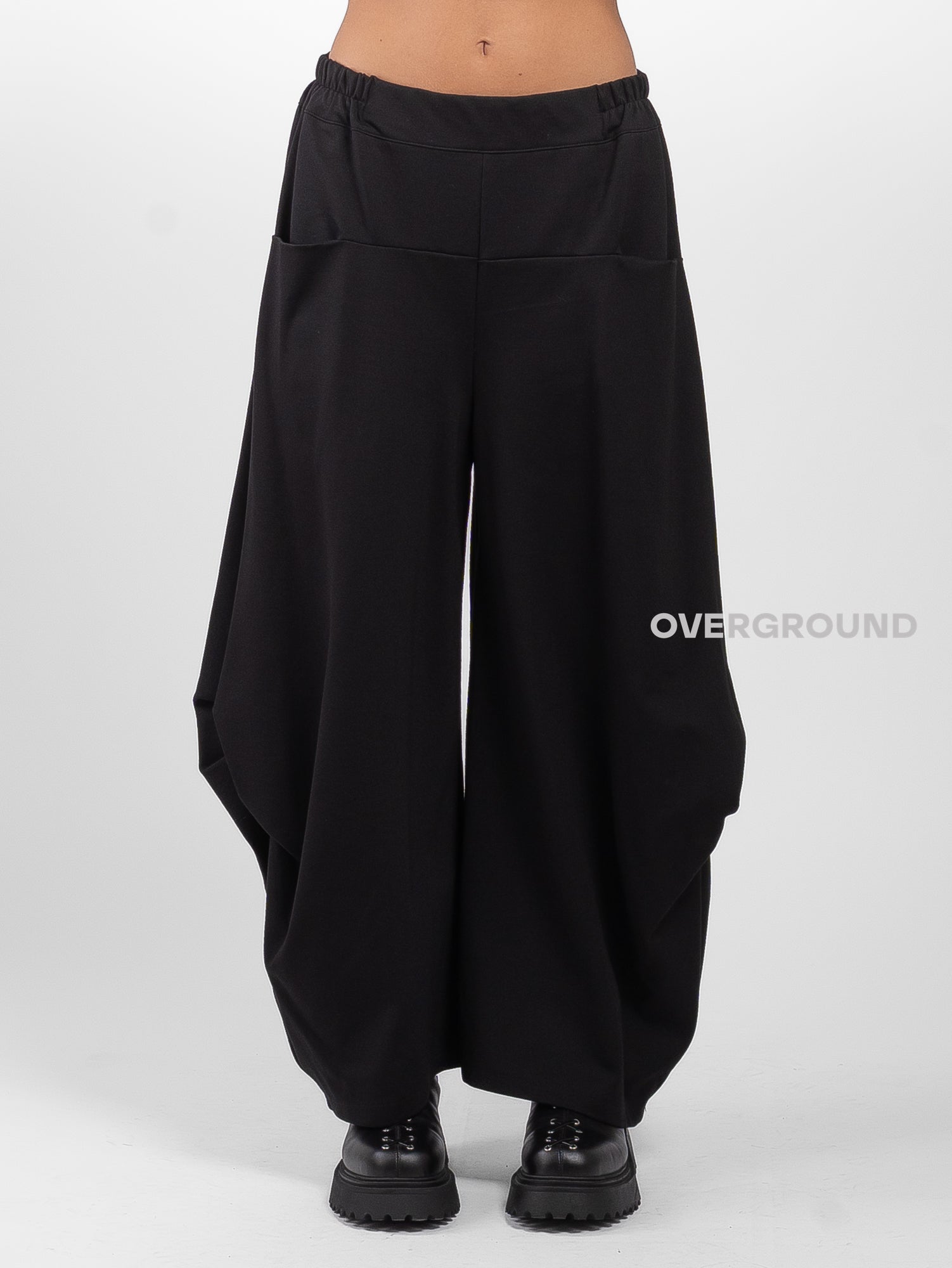 PANTALONE GAMBULE LARGO  CON TASCHE FRONTALI - OVERGROUND STORE 