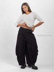 PANTALONE GAMBULE LARGO  CON TASCHE FRONTALI - OVERGROUND STORE 