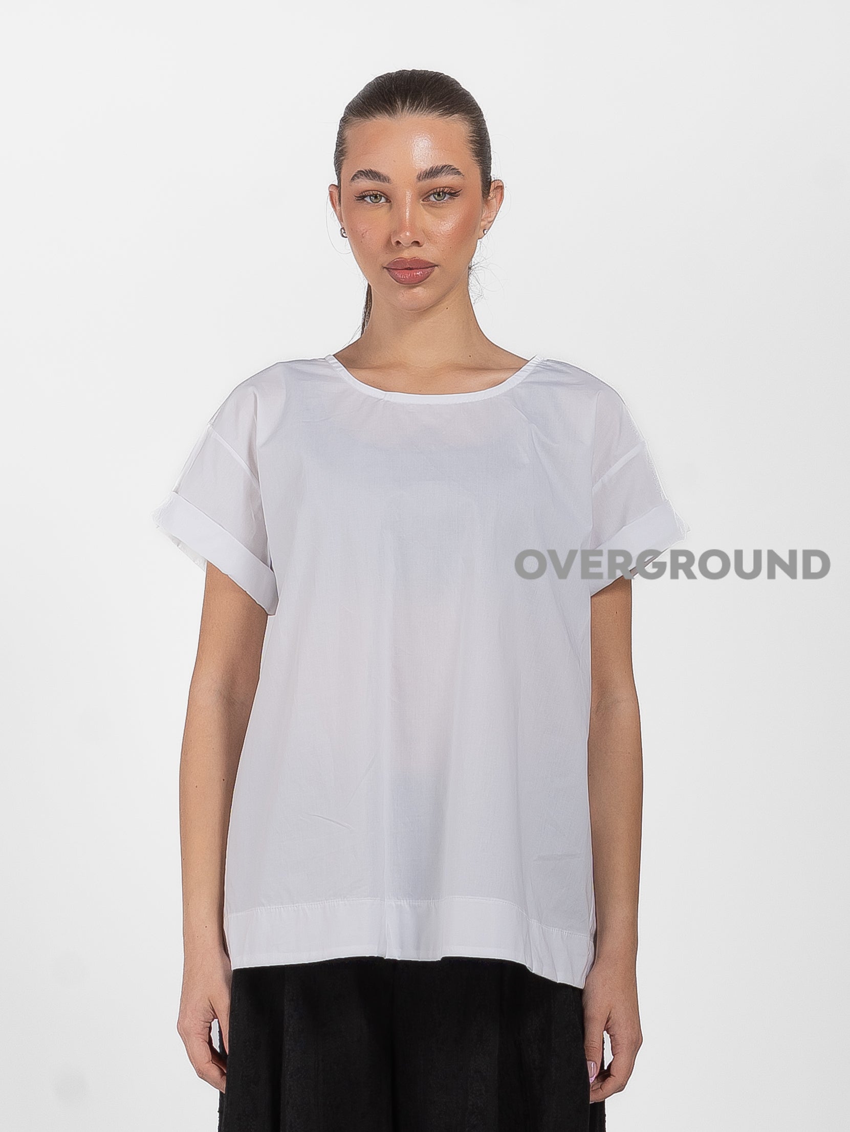 BLUSA OVER CON BALZA IN FONDO - OVERGROUND STORE 