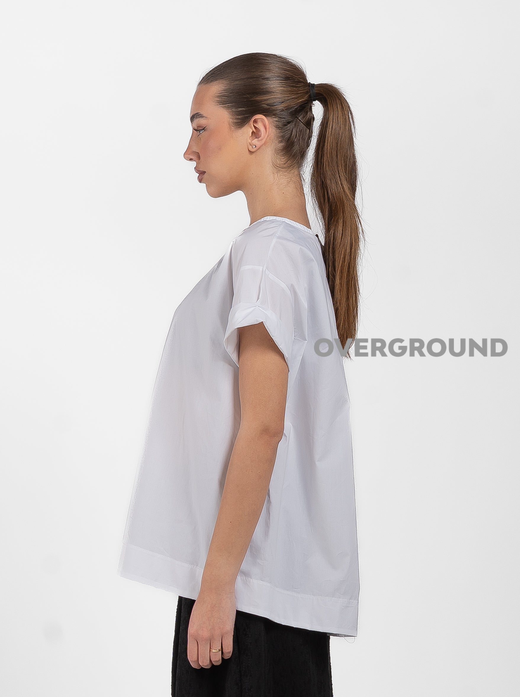 BLUSA OVER CON BALZA IN FONDO - OVERGROUND STORE 