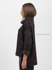 MAGLIA COLLO A BARCA TESSUTO LAVORATO - OVERGROUND STORE 