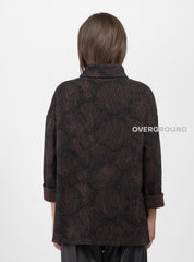 MAGLIA COLLO A BARCA TESSUTO LAVORATO - OVERGROUND STORE 