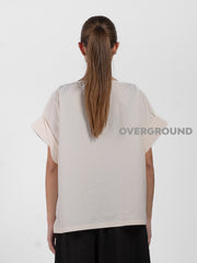 BLUSA OVER DOPPIO TESSUTO CON TASCA LATERALE - OVERGROUND STORE 