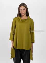 BLUSA LUNGA COLLO A BARCA - OVERGROUND STORE 