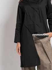 PANTALONE OVER CON PENS E CUCITURA SUL GAMBULE