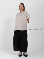 BLUSA OVER DOPPIO TESSUTO CON TASCA LATERALE - OVERGROUND STORE 