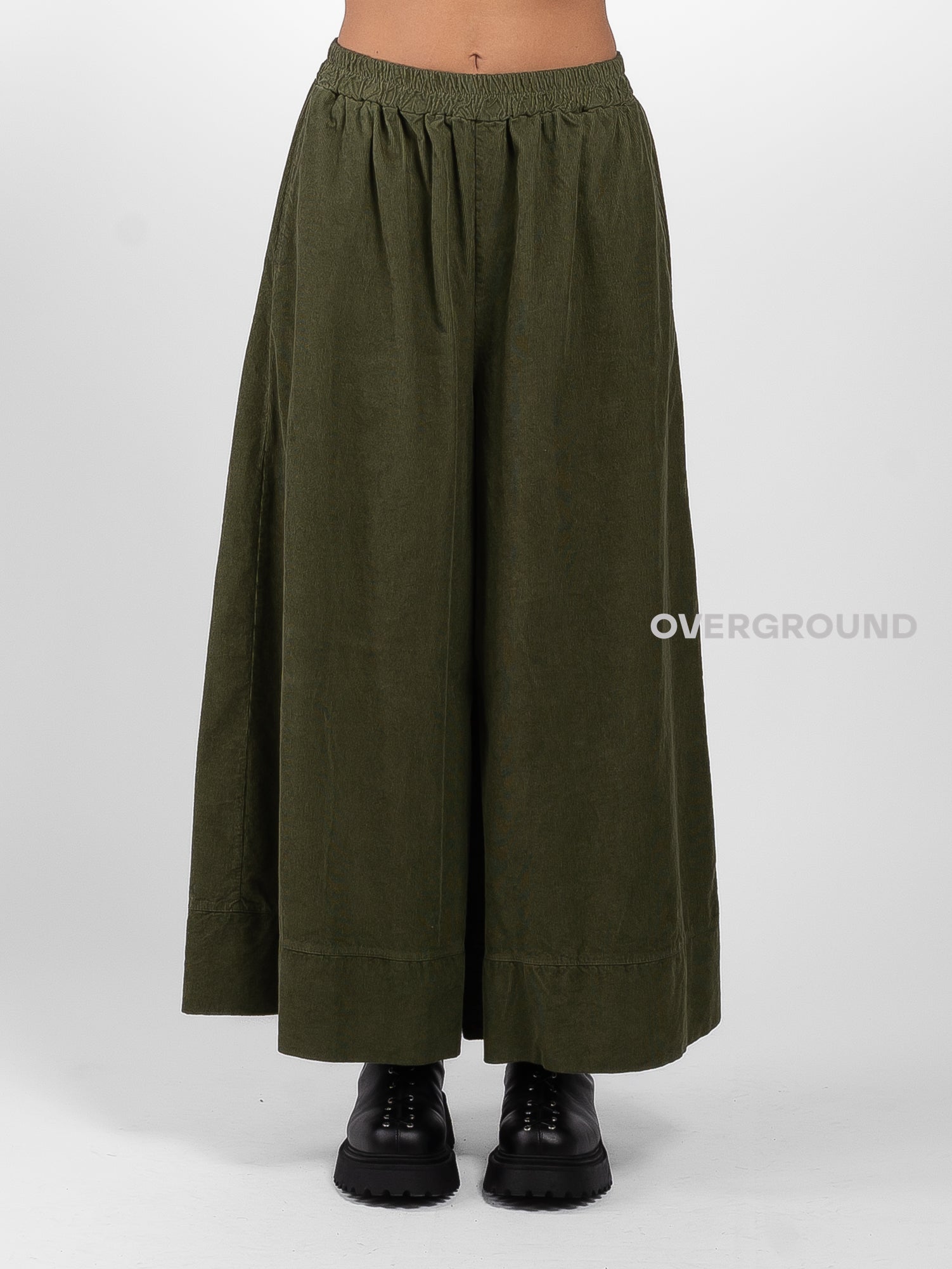 PANTALONE A PALAZZO CON ELASTICO IN VITA - OVERGROUND STORE 