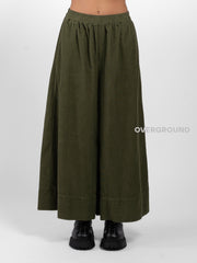 PANTALONE A PALAZZO CON ELASTICO IN VITA - OVERGROUND STORE 
