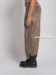 PANTALONE OVER CON PENS E CUCITURA SUL GAMBULE