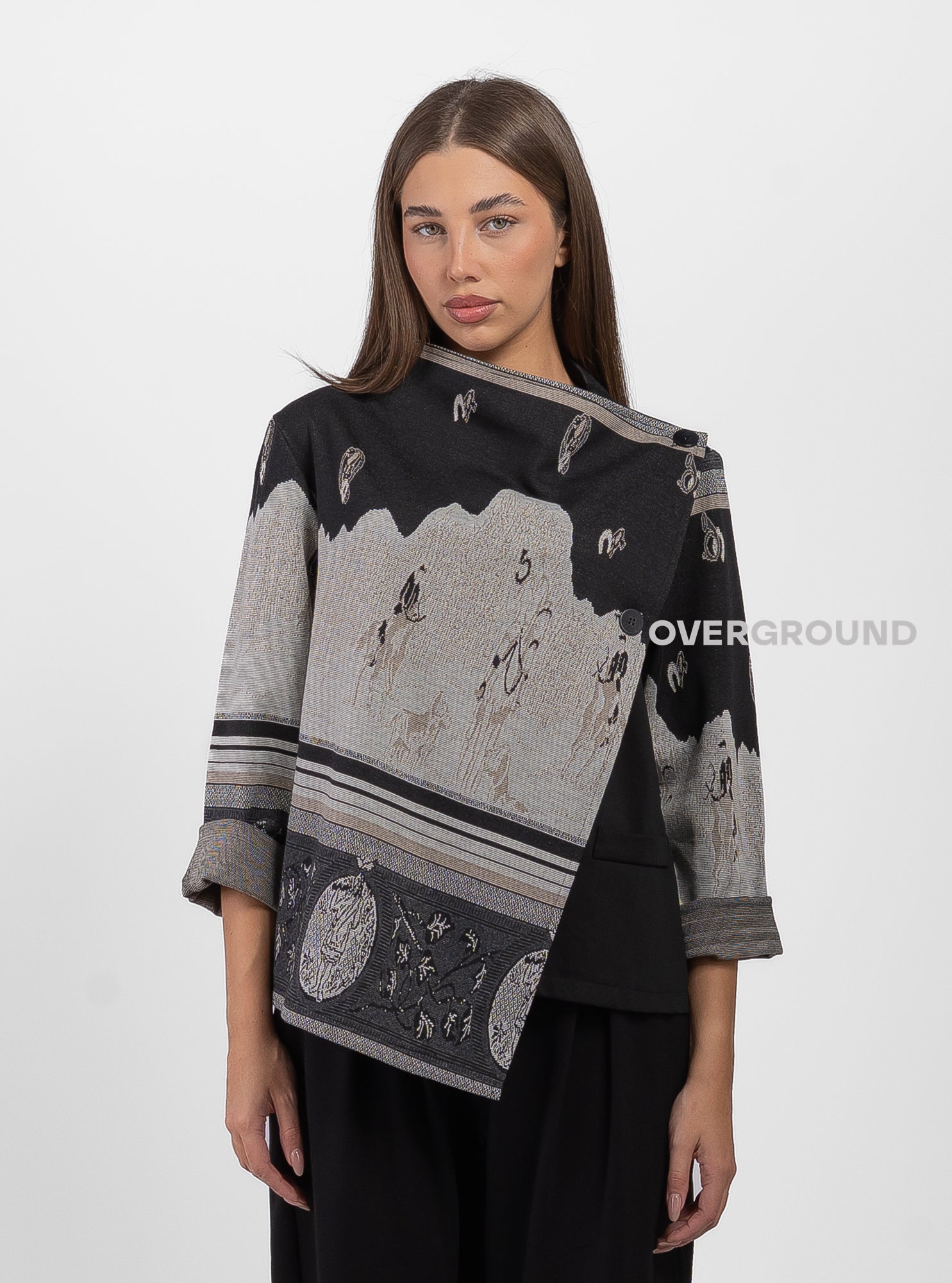 GIACCA OVER CON FANTASIA GIAPPONESE