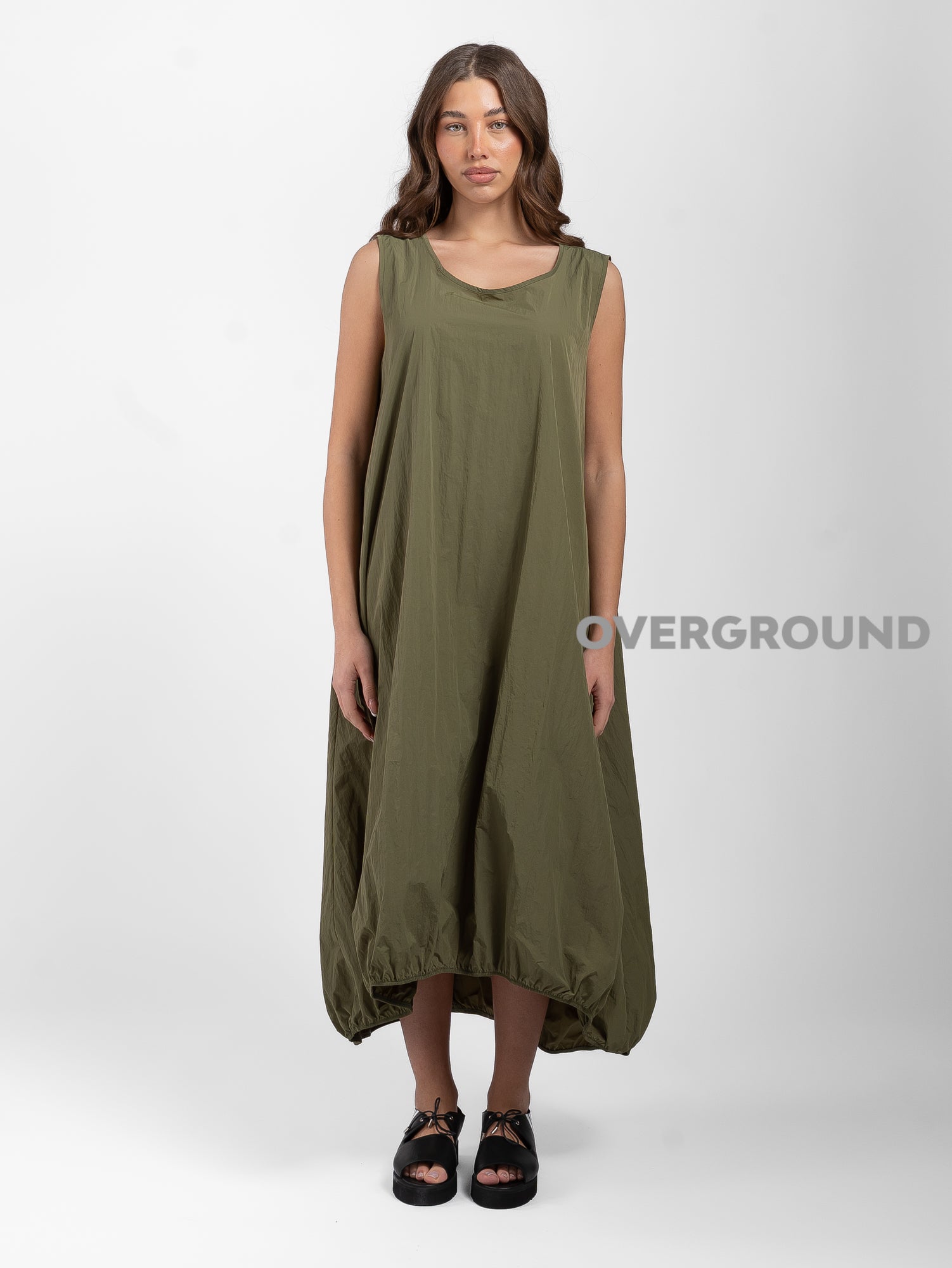 ABITO LUNGO SMANICATO CON TASCHE LATERALI - OVERGROUND STORE 