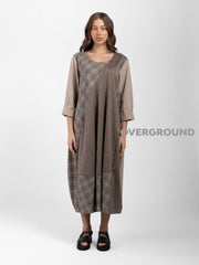 ABITO LUNGO OVER TASCHE LATERALI FANTASIA - OVERGROUND STORE 