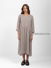 ABITO OVER CON TASCHE LATERALI RIGATO - OVERGROUND STORE 