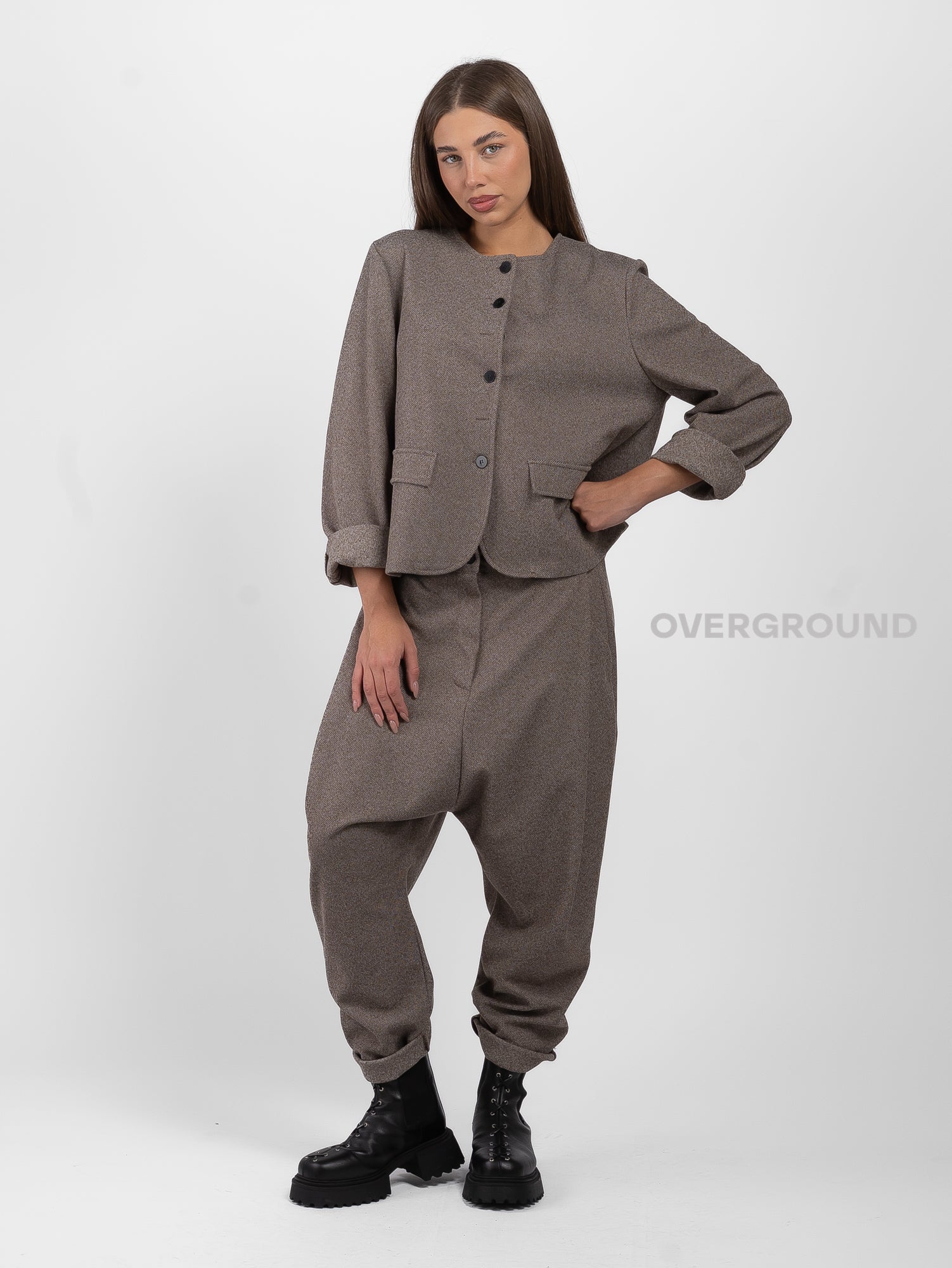 PANTALONE CAVALLO BASSO CON PENS