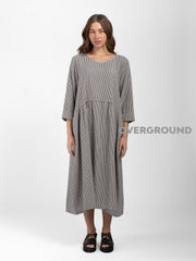 ABITO OVER CON TASCHE LATERALI RIGATO - OVERGROUND STORE 