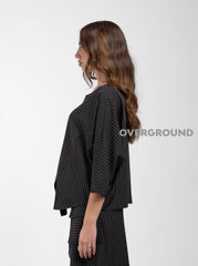 BLUSA OVER  CON SPACCO DAVANTI - OVERGROUND STORE 
